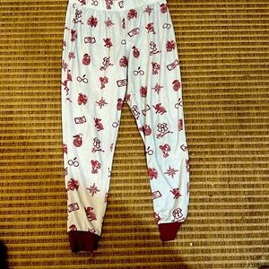 These are some Hogwarts pajama pants, their size small (4-6)